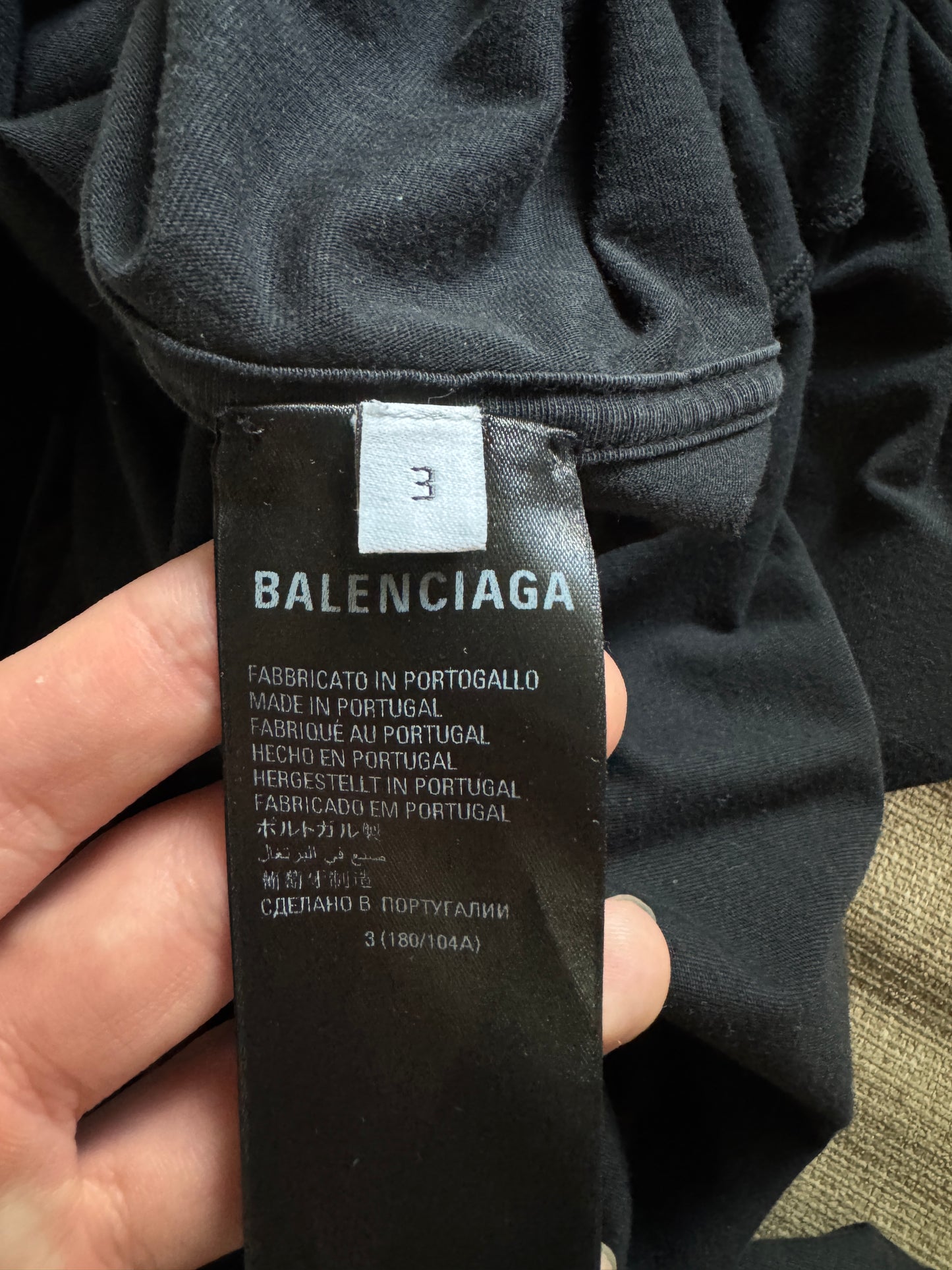 Balenciaga 360 Distressed T-shirt