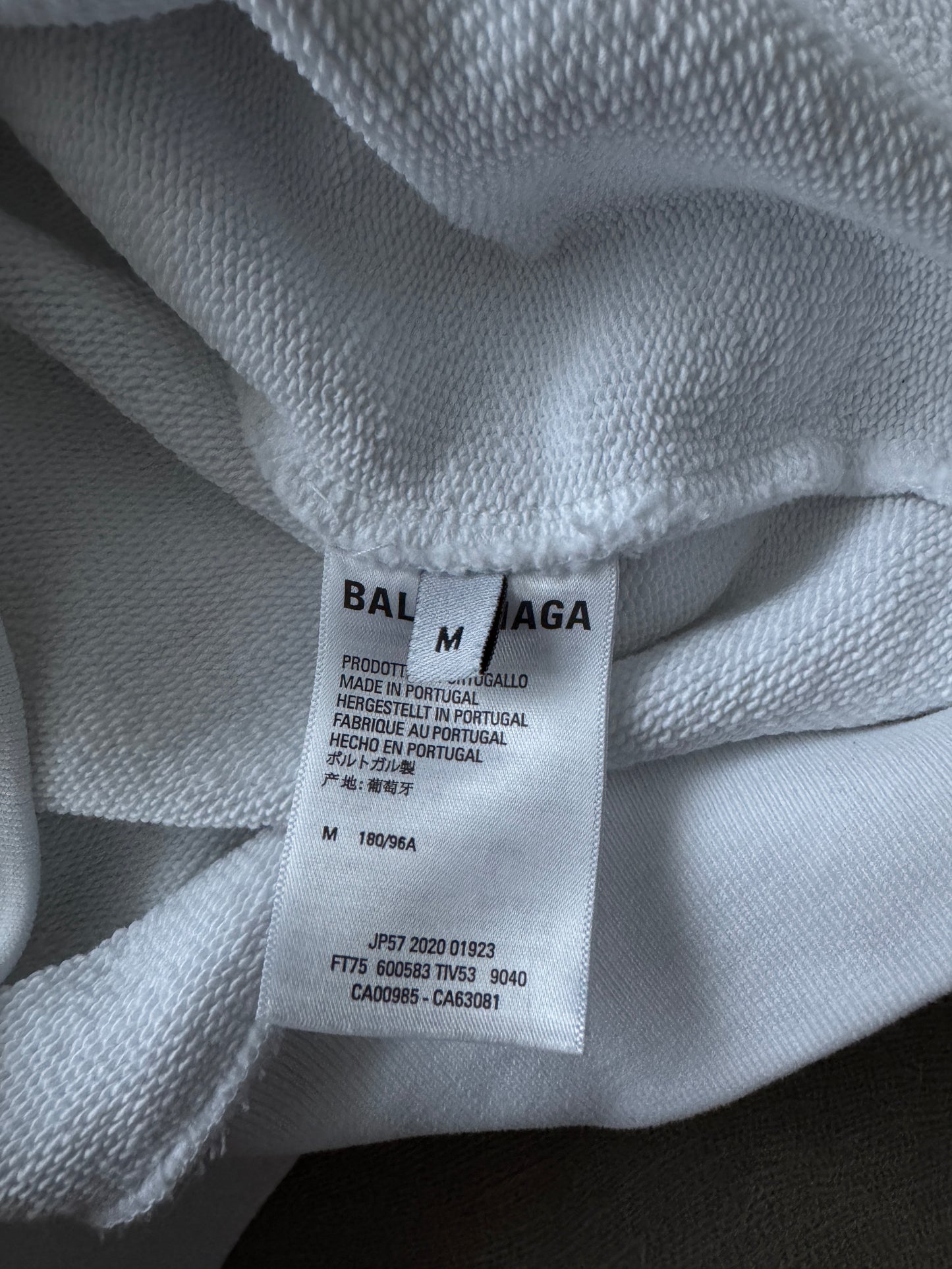Balenciaga Political Campaig White hoodie
