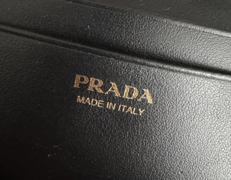 Prada Black Saffiano card holder