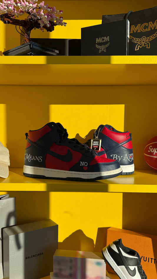 Supreme X Nike SB dunk high By Any Means