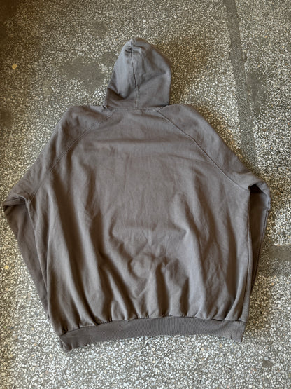 Balenciaga Metal Logo Distressed Hoodie