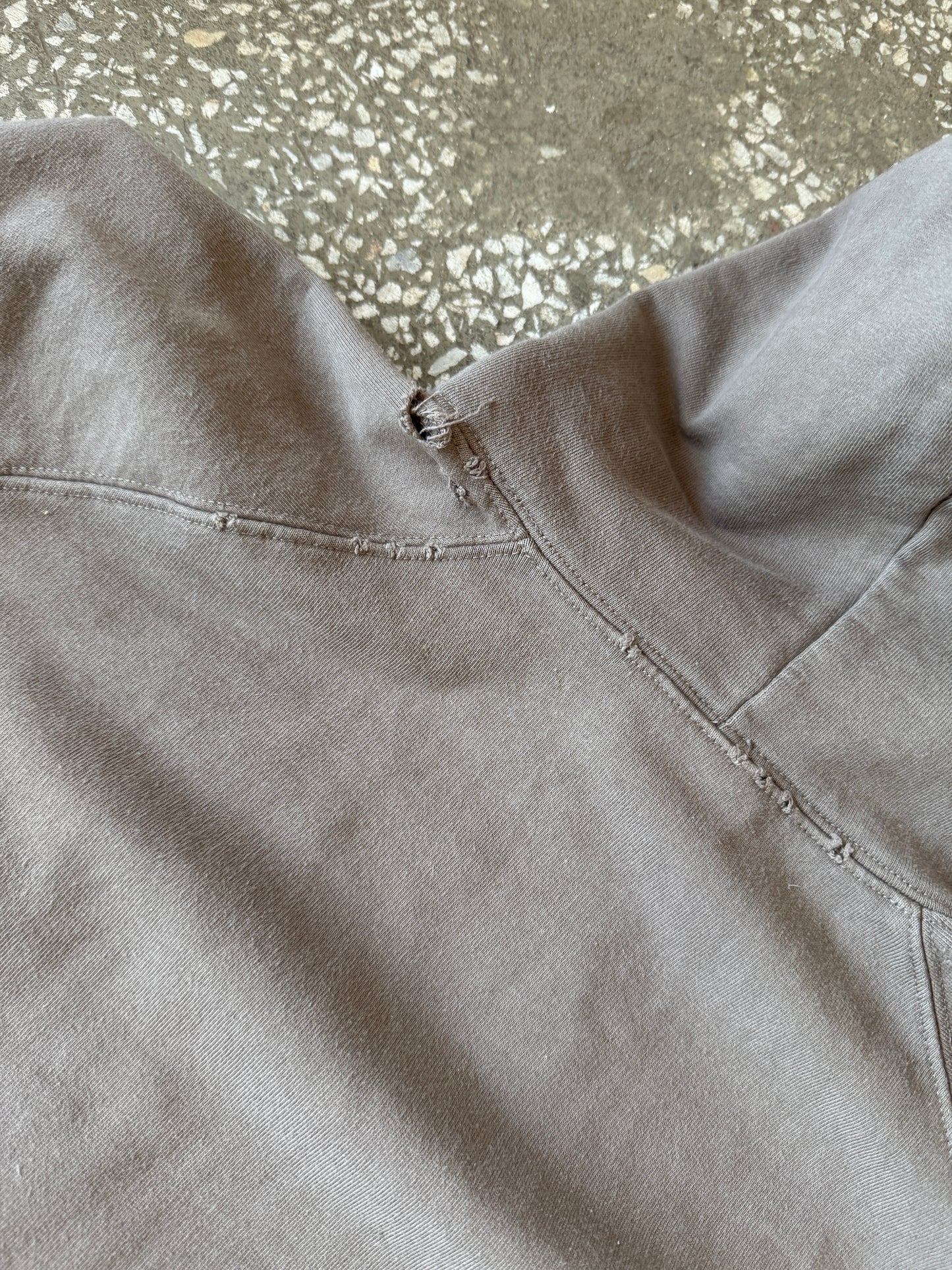 Balenciaga Metal Logo Distressed Hoodie