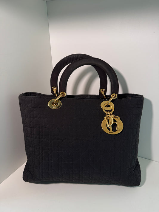 Lady Dior Handbag Black