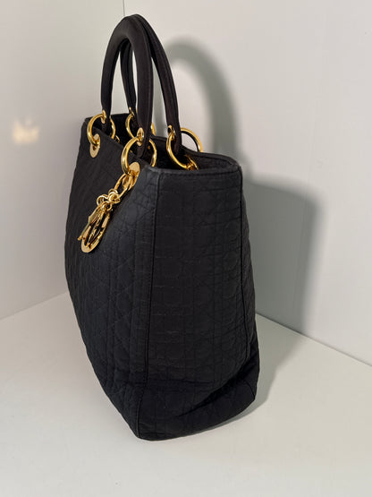 Lady Dior Handbag Black