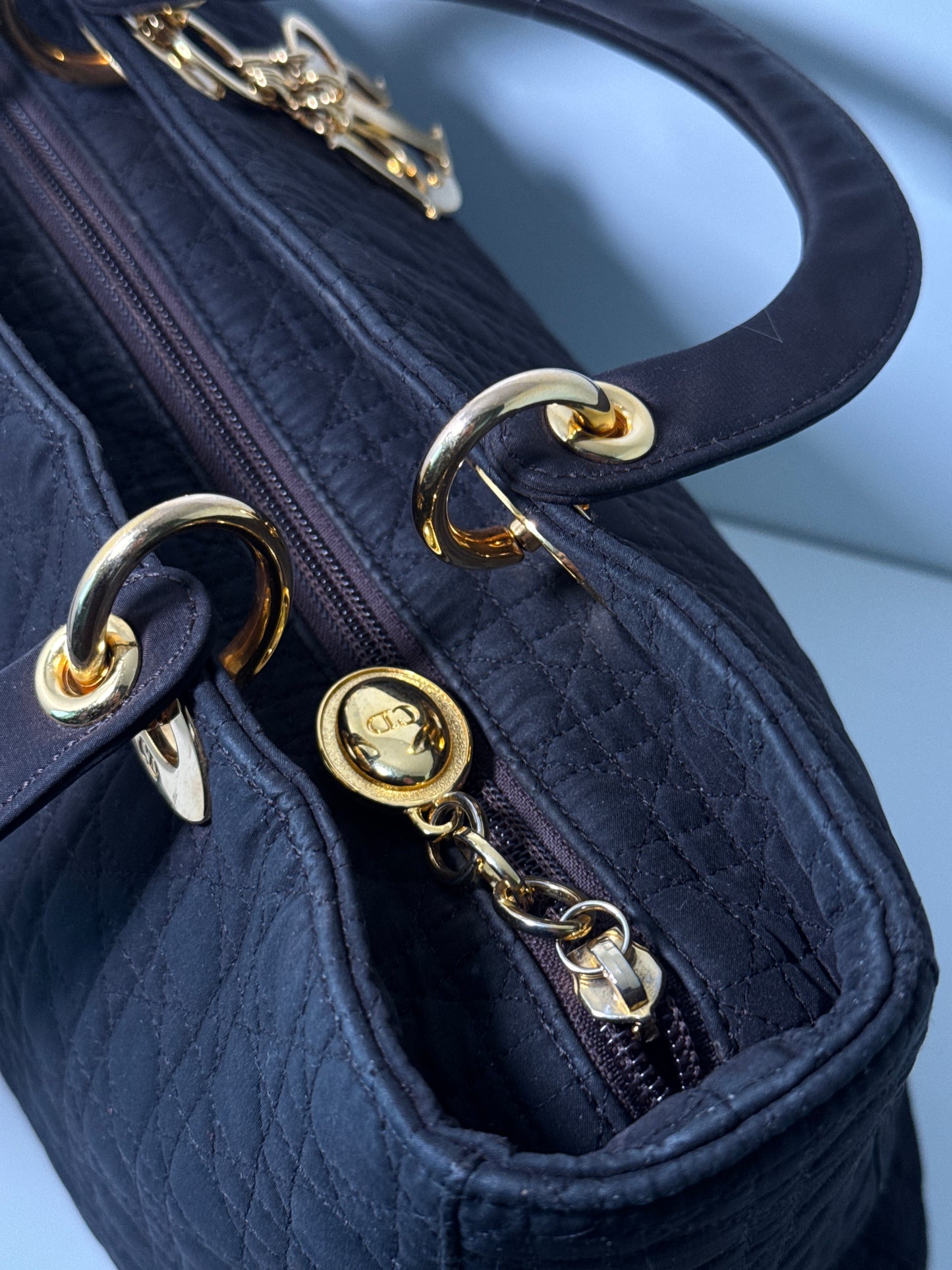 Lady Dior Handbag Black