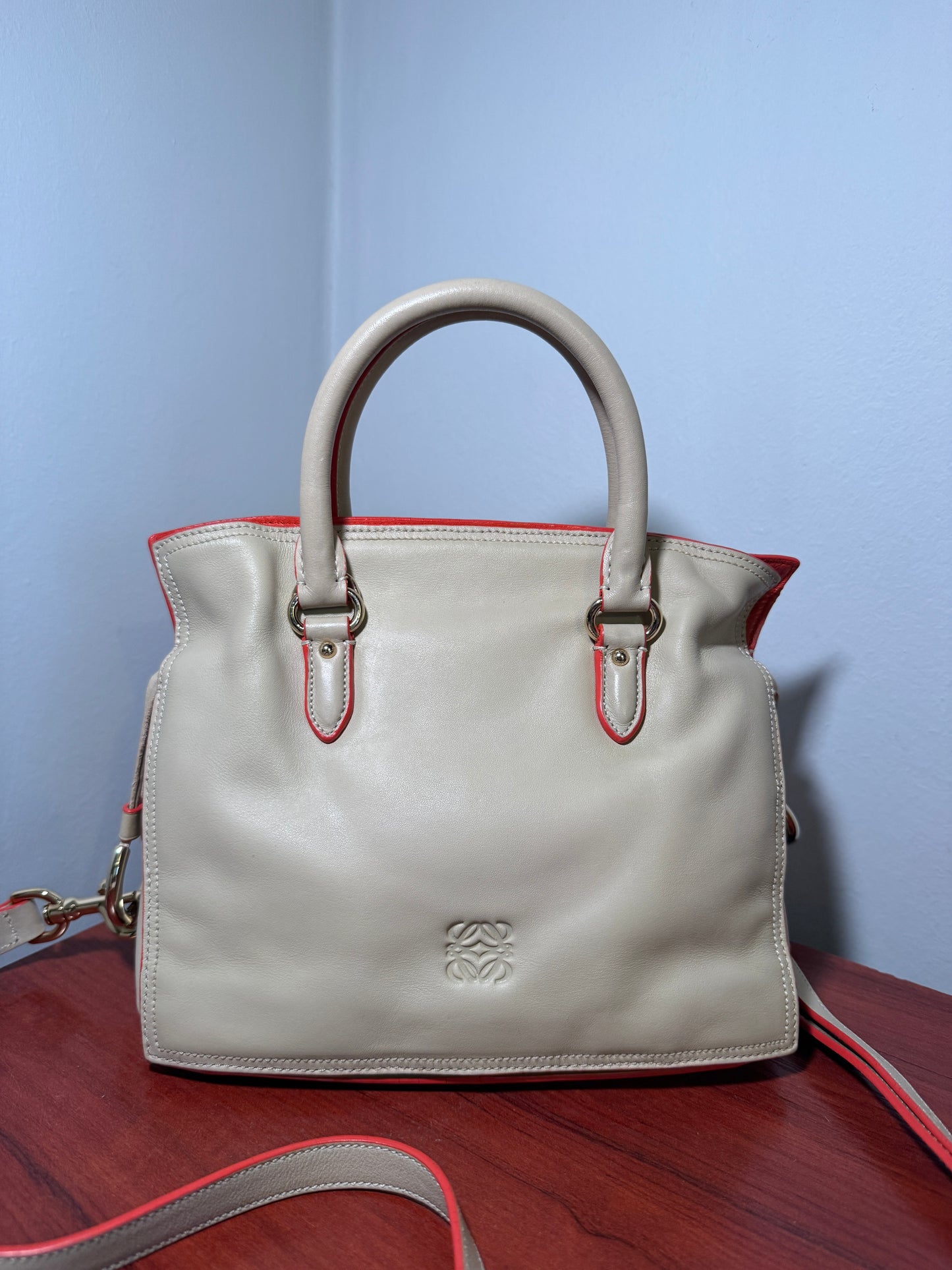 Loewe Flamenco Beige handbag