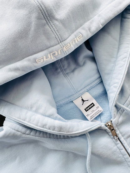 Supreme x Jordan Light Blue hoodie (SS26)