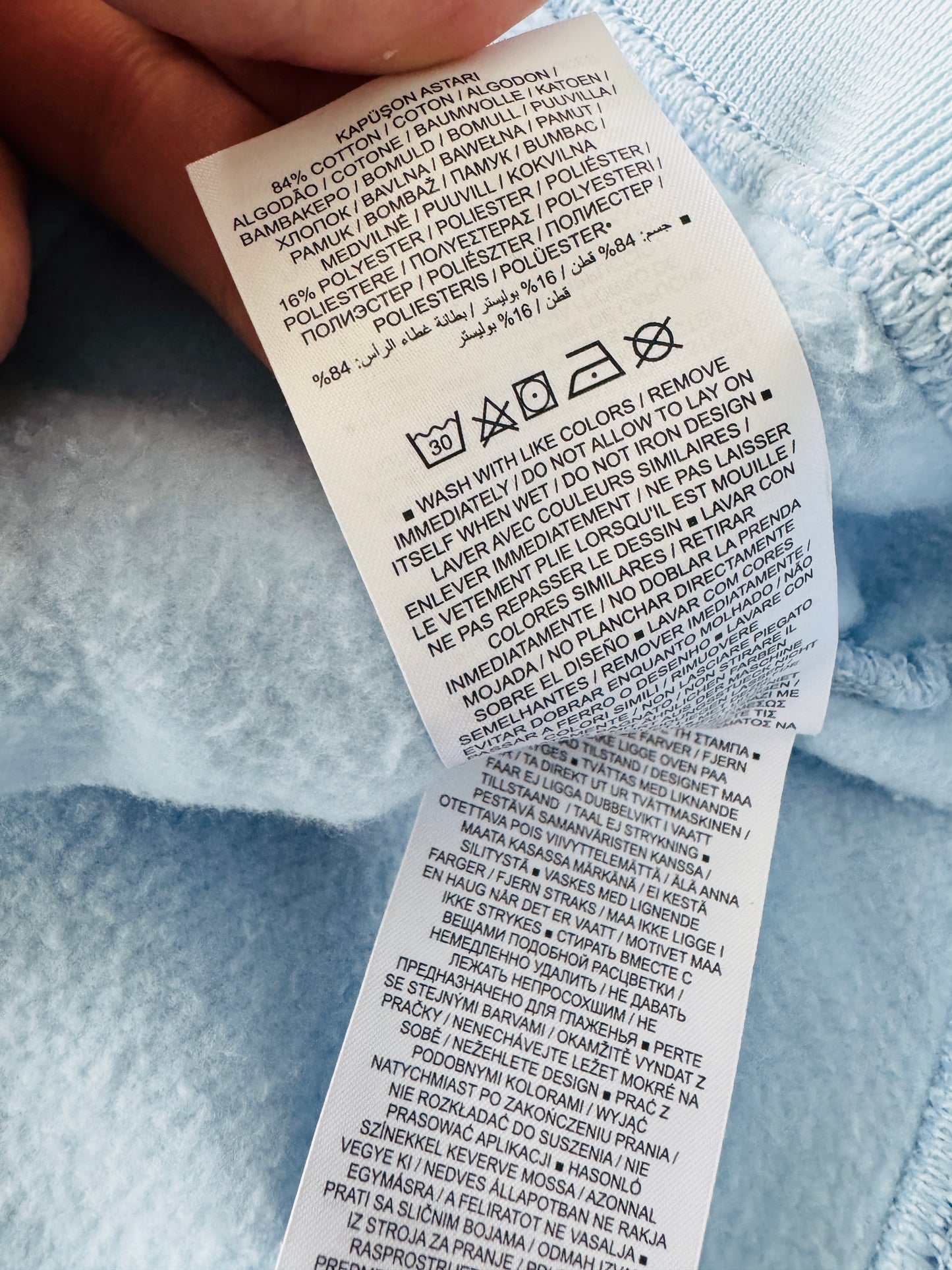 Supreme x Jordan Light Blue hoodie (SS26)