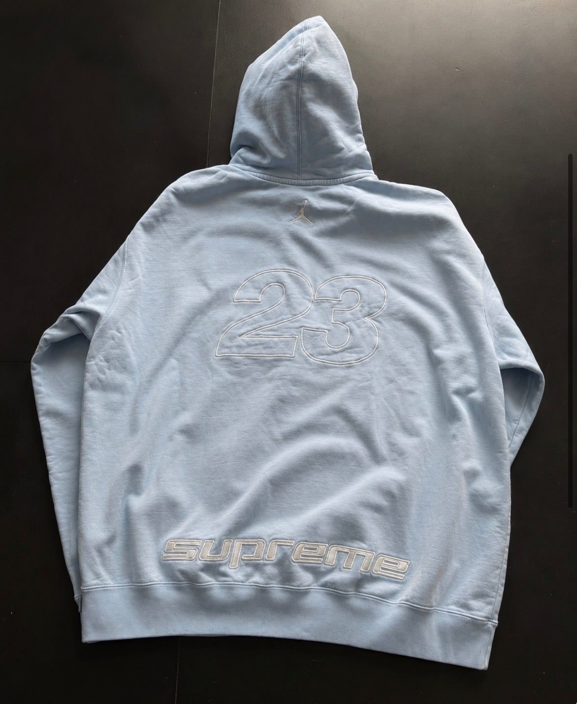 Supreme x Jordan Light Blue hoodie (SS26)