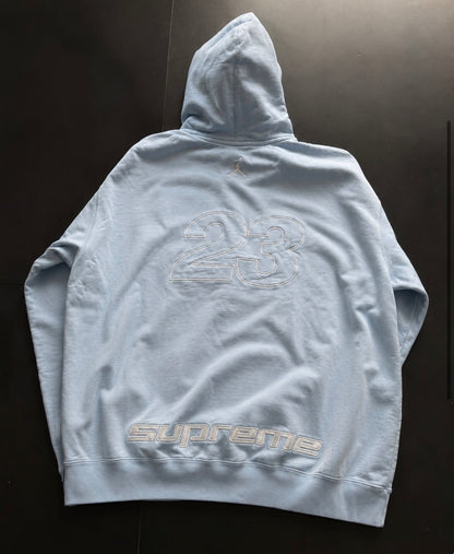Supreme x Jordan Light Blue hoodie (SS26)
