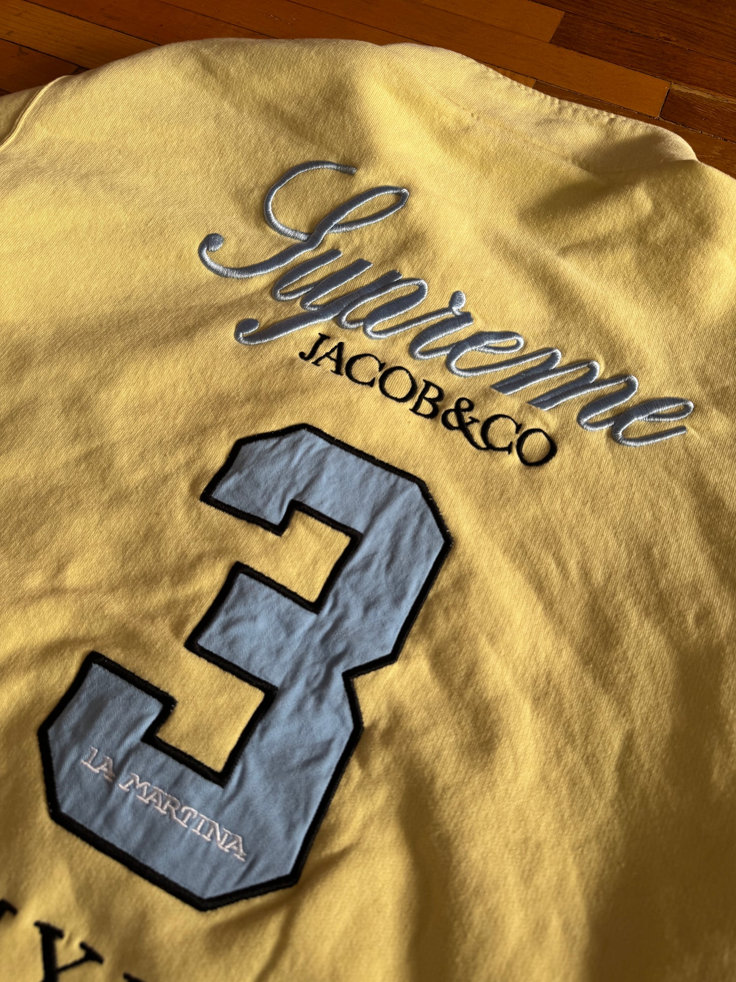 Supreme La Martina Zip up sweater Yellow