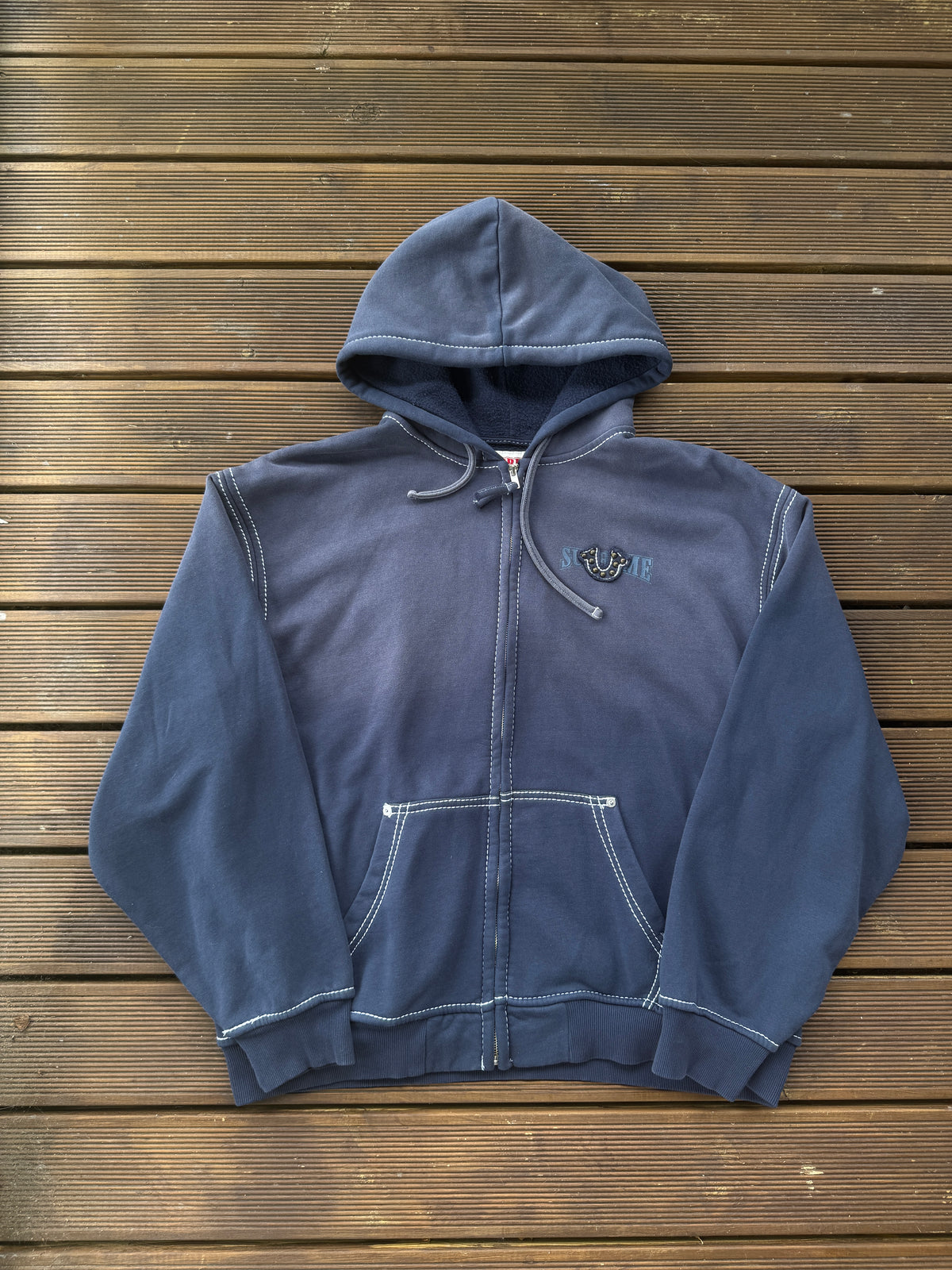 Supreme True Religion Zip Up Navy (FW25)