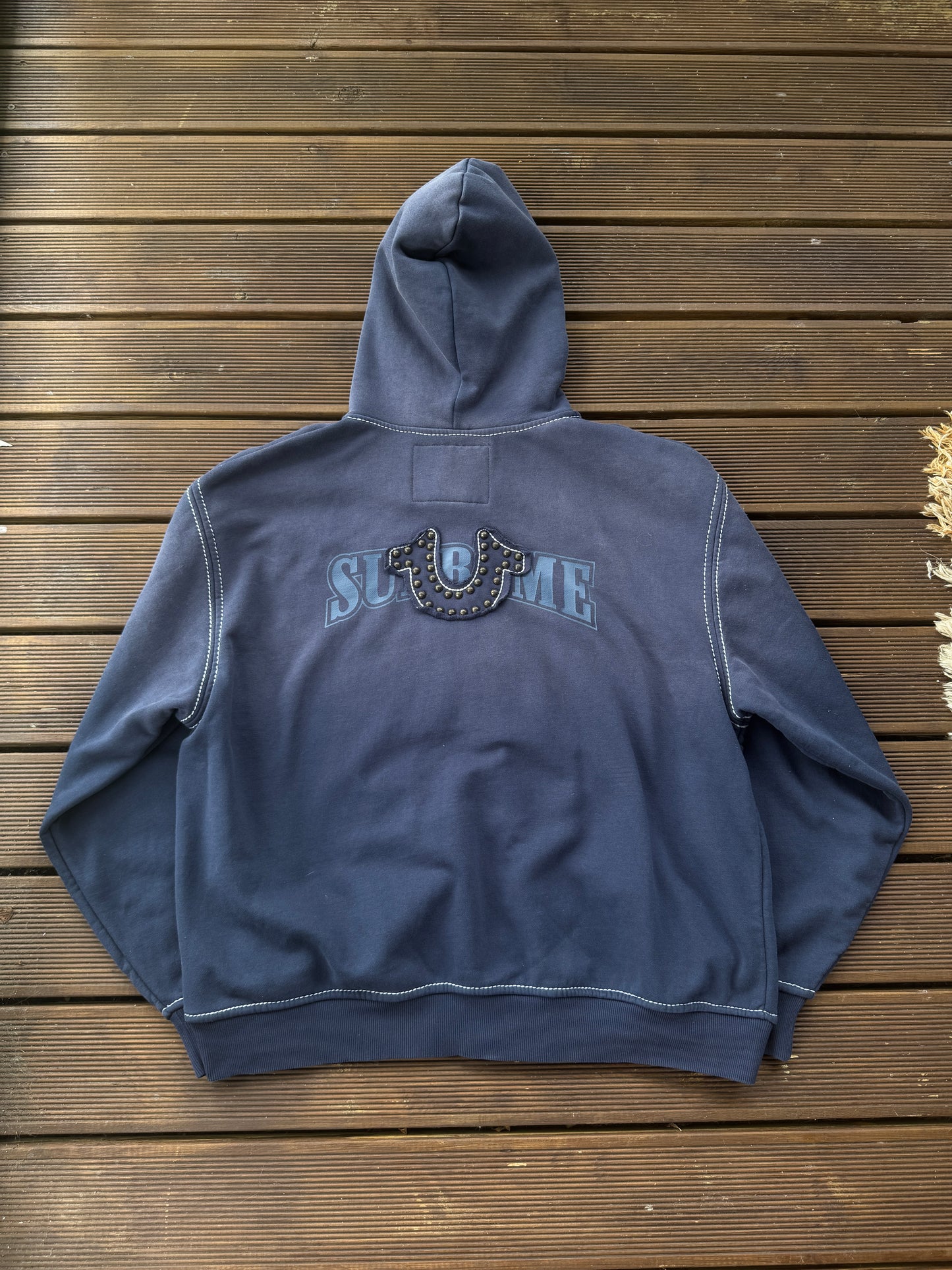 Supreme True Religion Zip Up Navy (FW25)