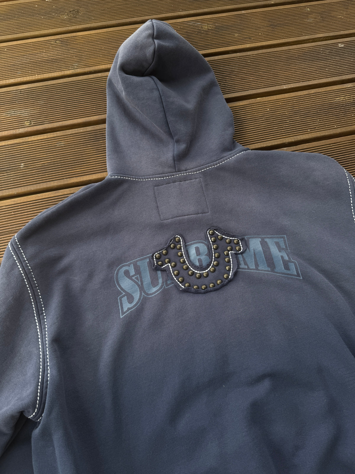 Supreme True Religion Zip Up Navy (FW25)