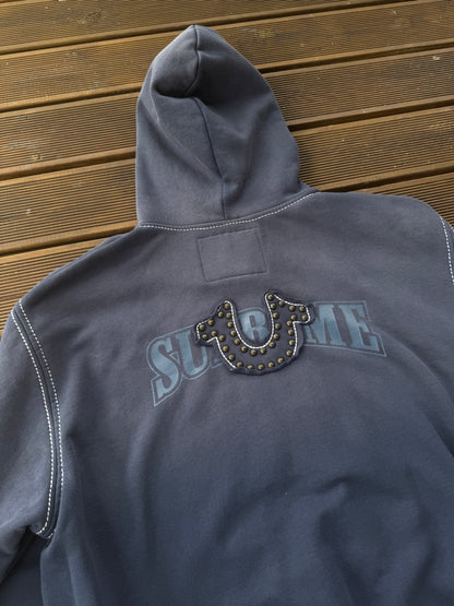 Supreme True Religion Zip Up Navy (FW25)