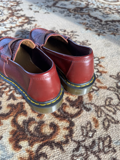 Dr.Martens x Stüssy loafers bordeaux
