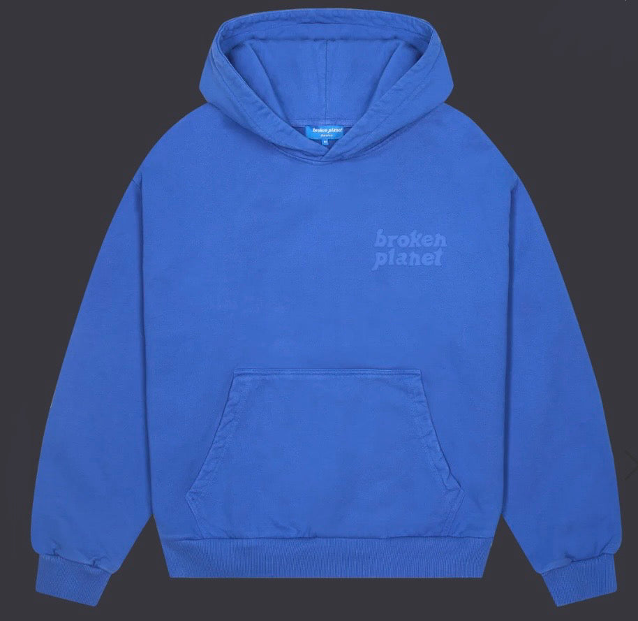 Broken Planet Basics hoodie Blue
