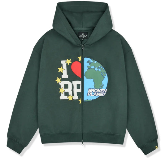 Broken Planet My Planet Zip Up Hoodie