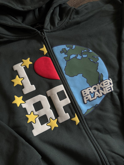 Broken Planet My Planet Zip Up Hoodie