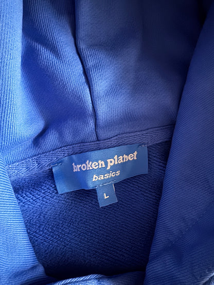 Broken Planet Basics hoodie Blue