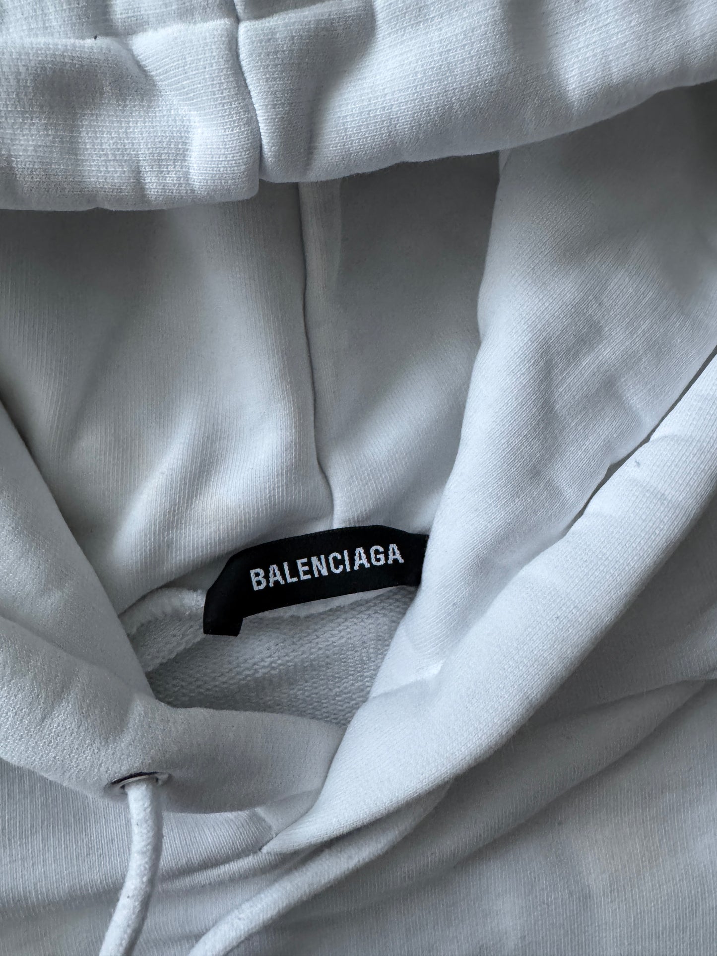 Balenciaga Political Campaig White hoodie