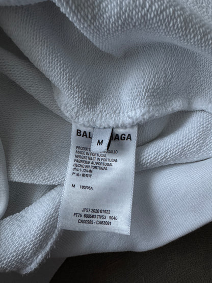 Balenciaga Political Campaig White hoodie