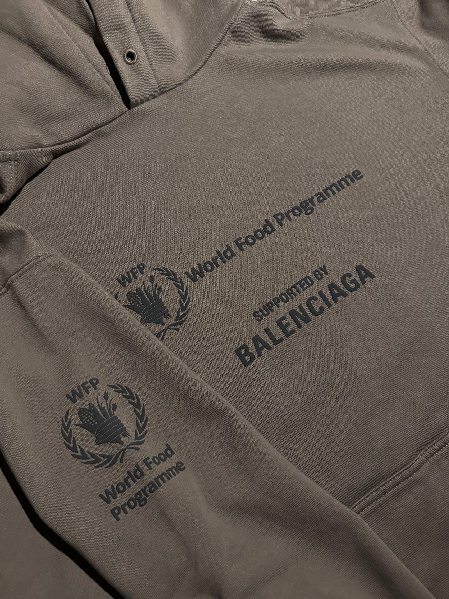 Balenciaga WFP Beige hoodie