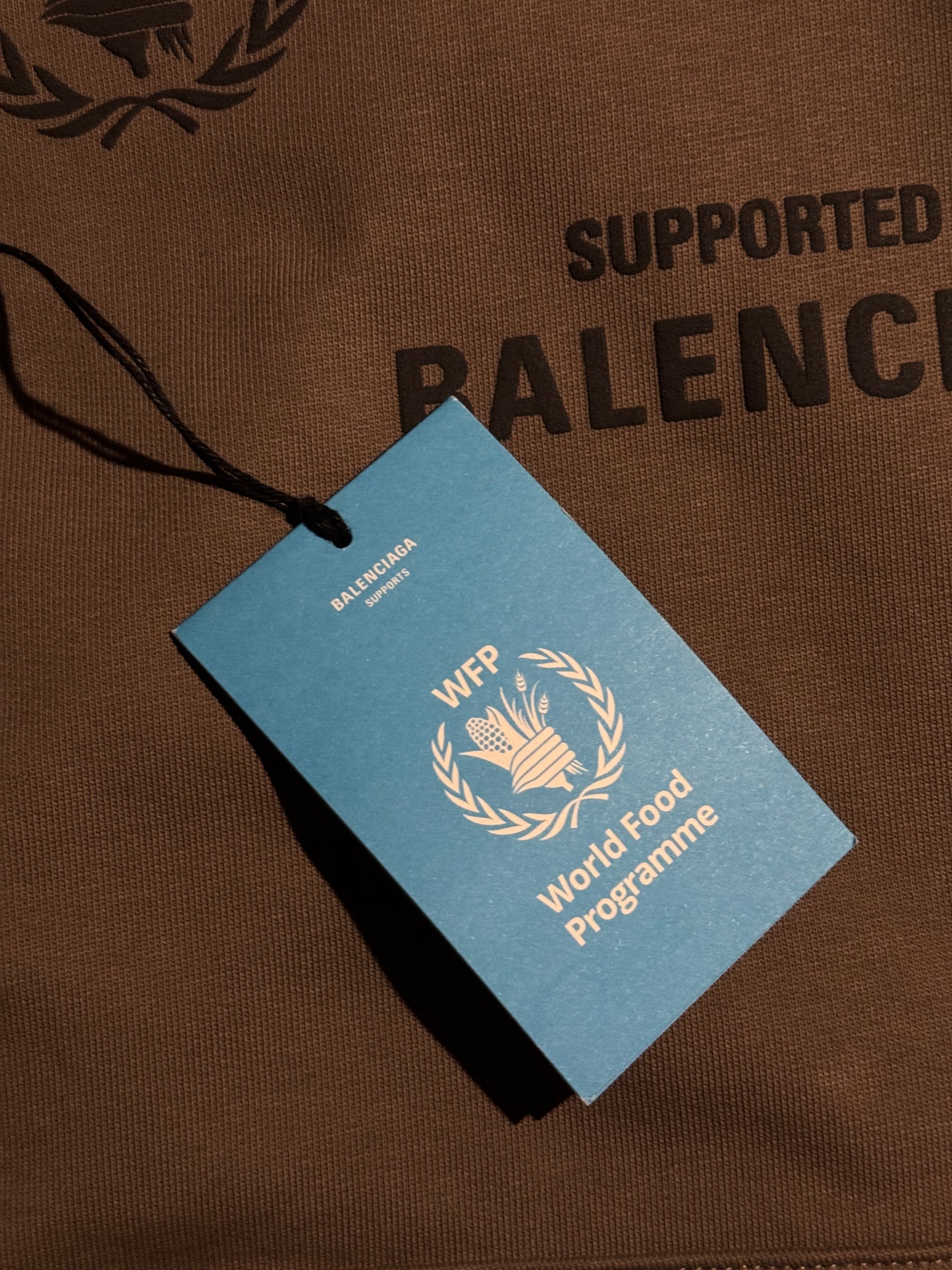 Balenciaga WFP Beige hoodie