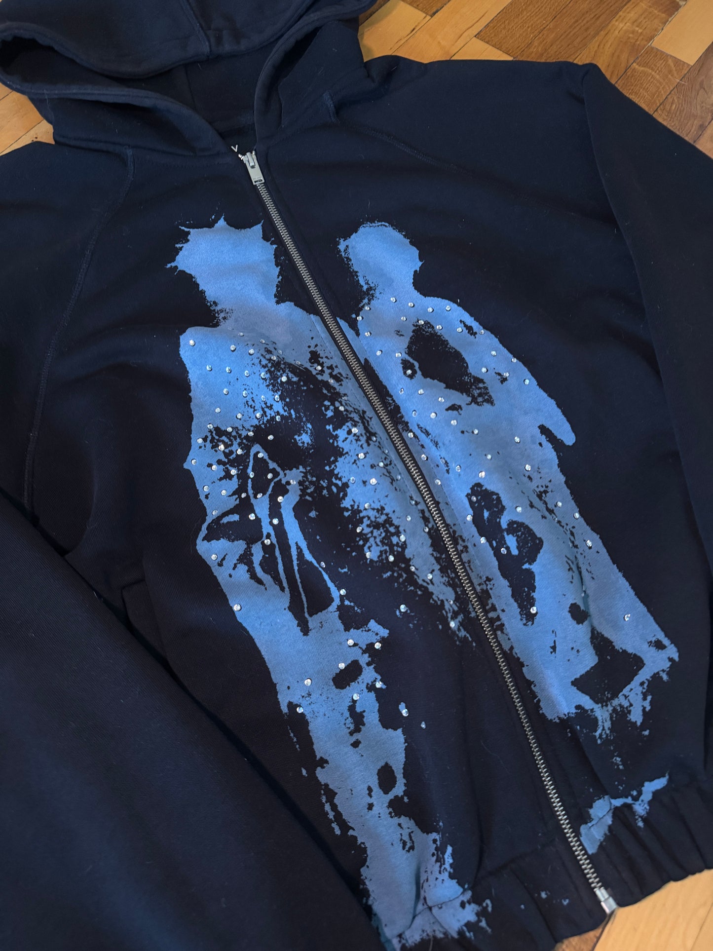 MISBHV Crystal Zip Up Hoodie