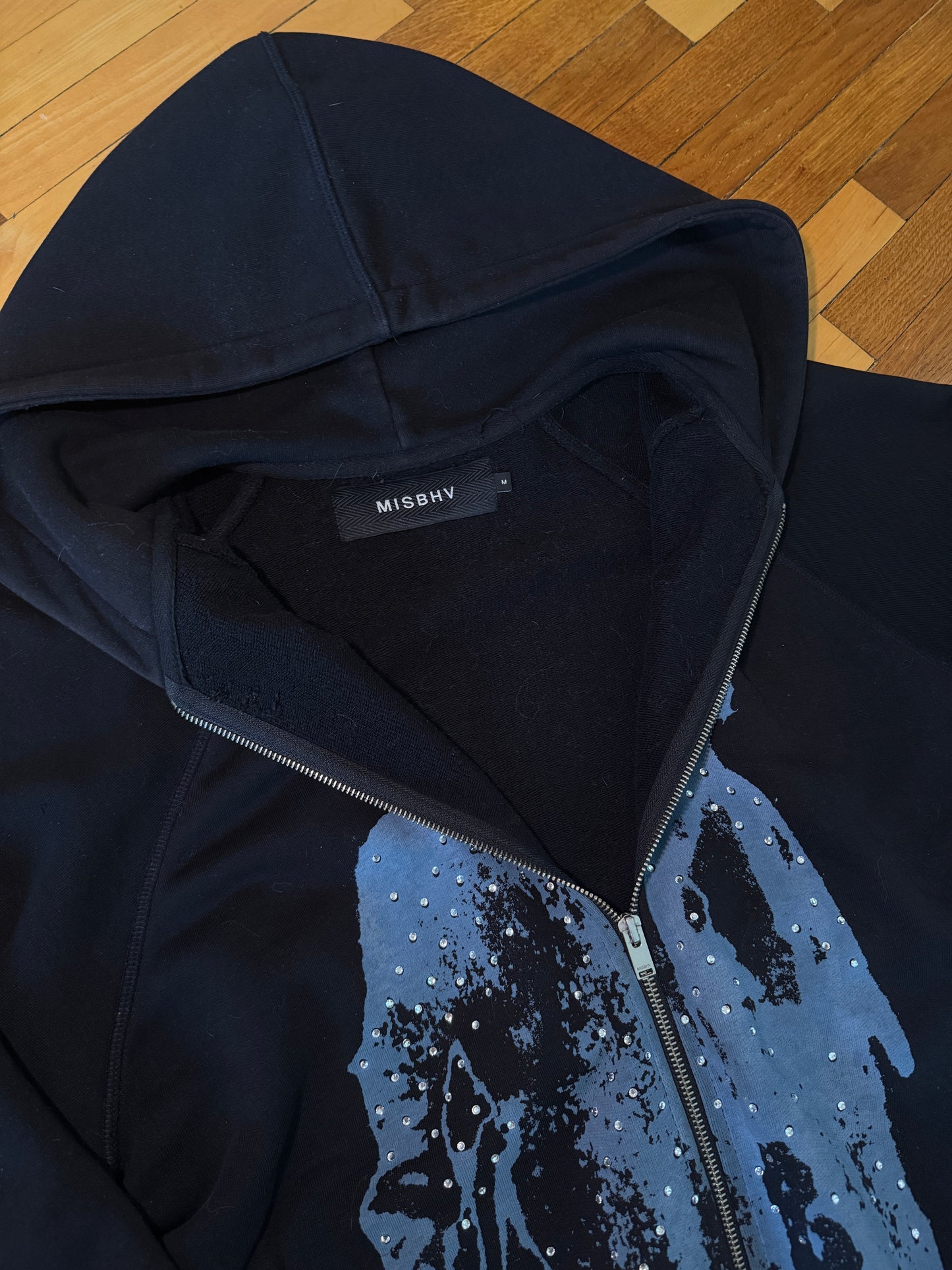 MISBHV Crystal Zip Up Hoodie