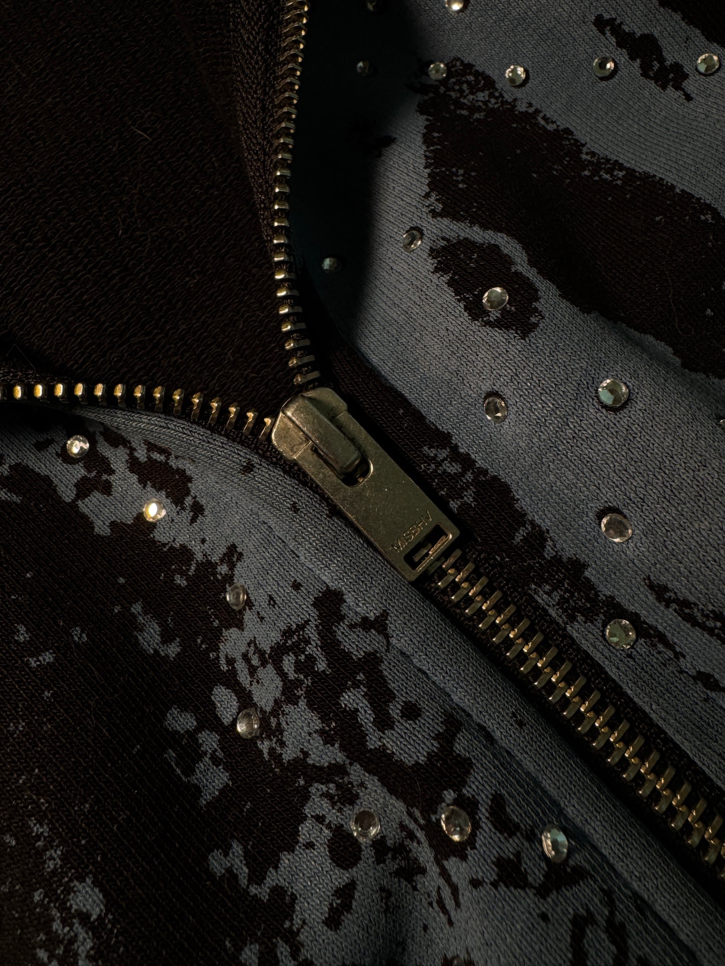 MISBHV Crystal Zip Up Hoodie