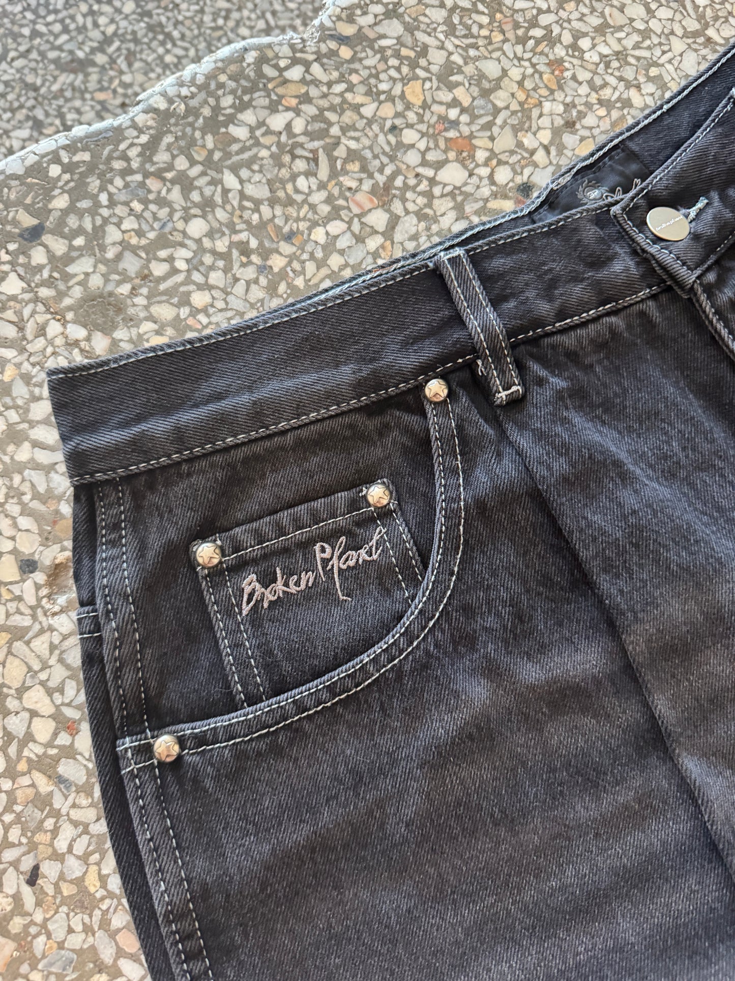 Broken Planet Denim Shorts