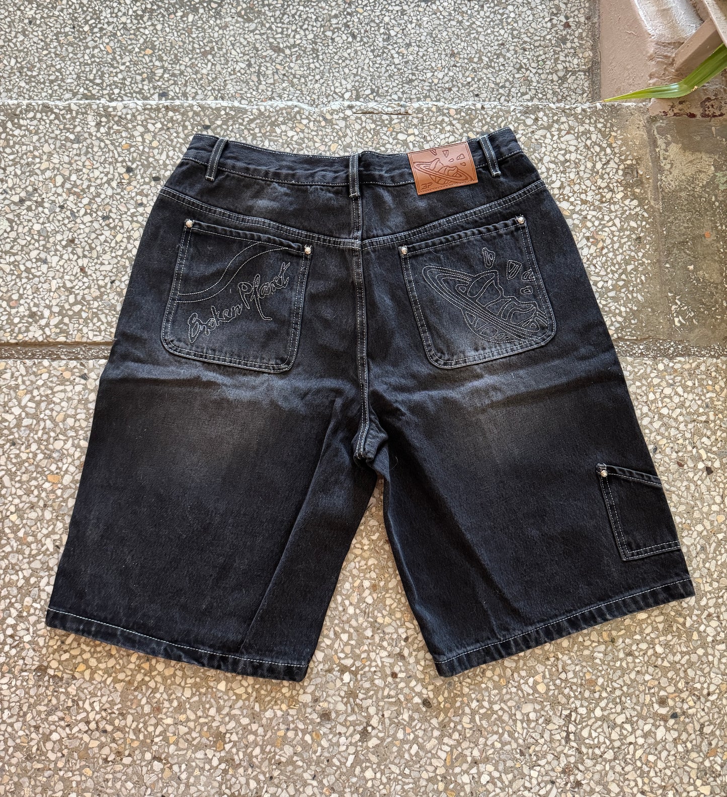 Broken Planet Denim Shorts