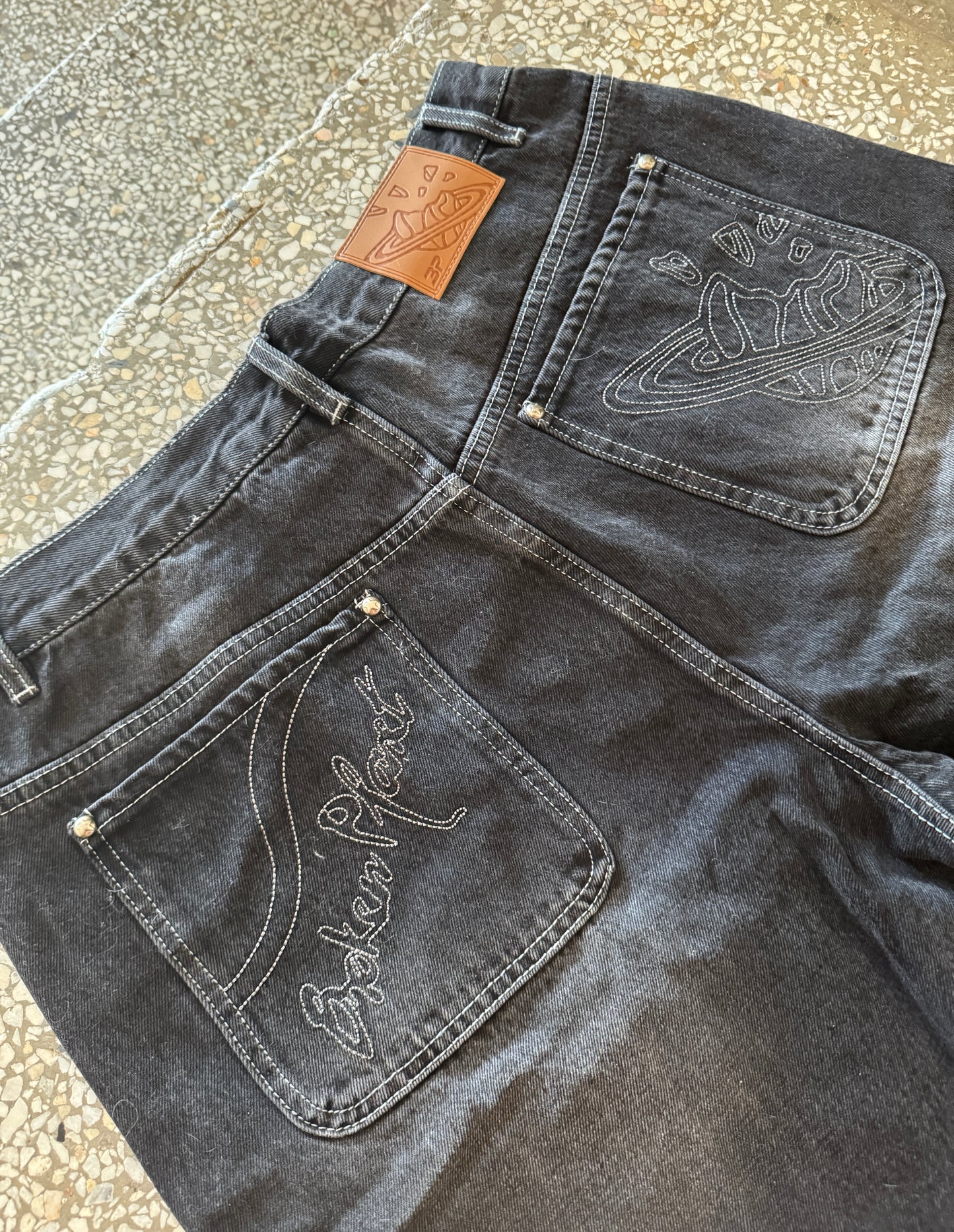 Broken Planet Denim Shorts