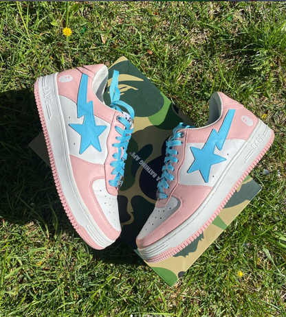 Bape Sta low Pastel pink