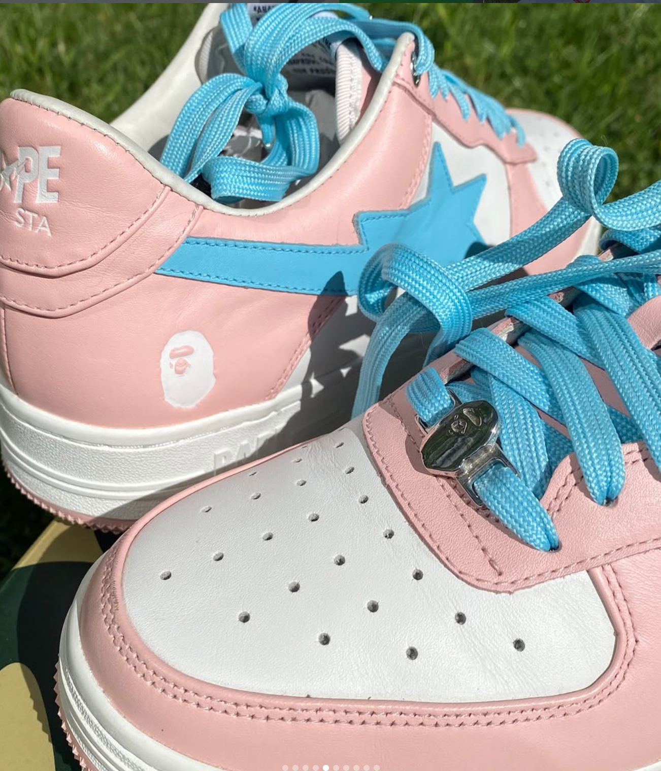 Bape Sta low Pastel pink