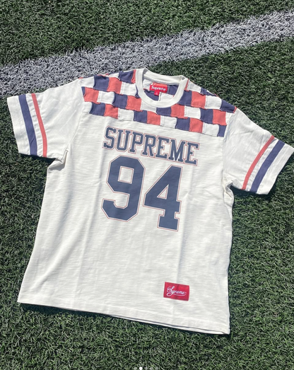 Supreme Patchwork Yoke football top