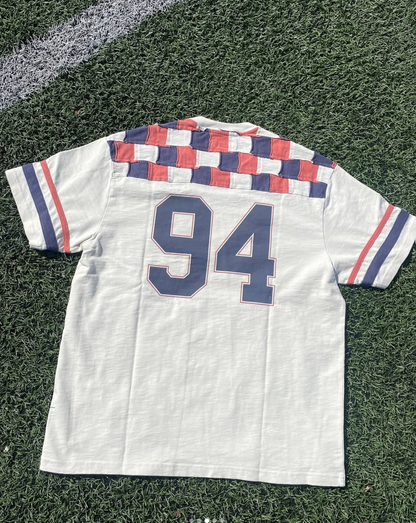 Supreme Patchwork Yoke football top