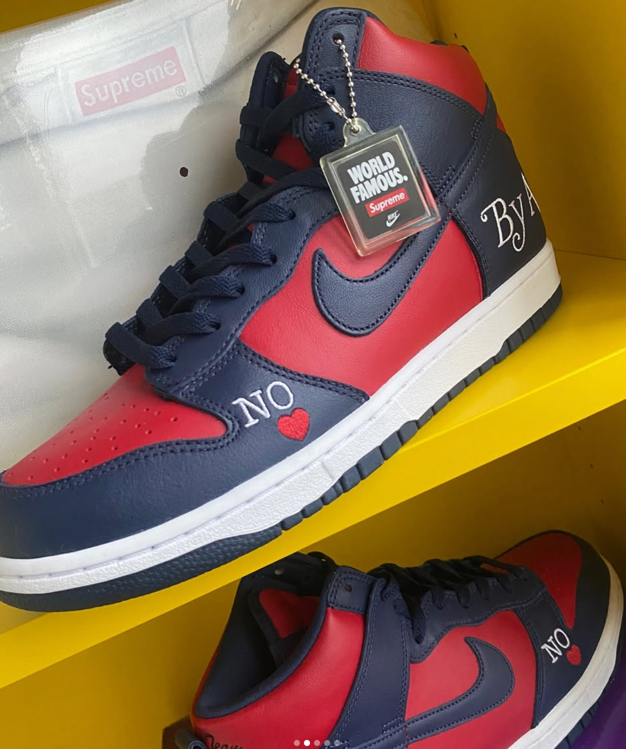 Supreme X Nike SB dunk high By Any Means