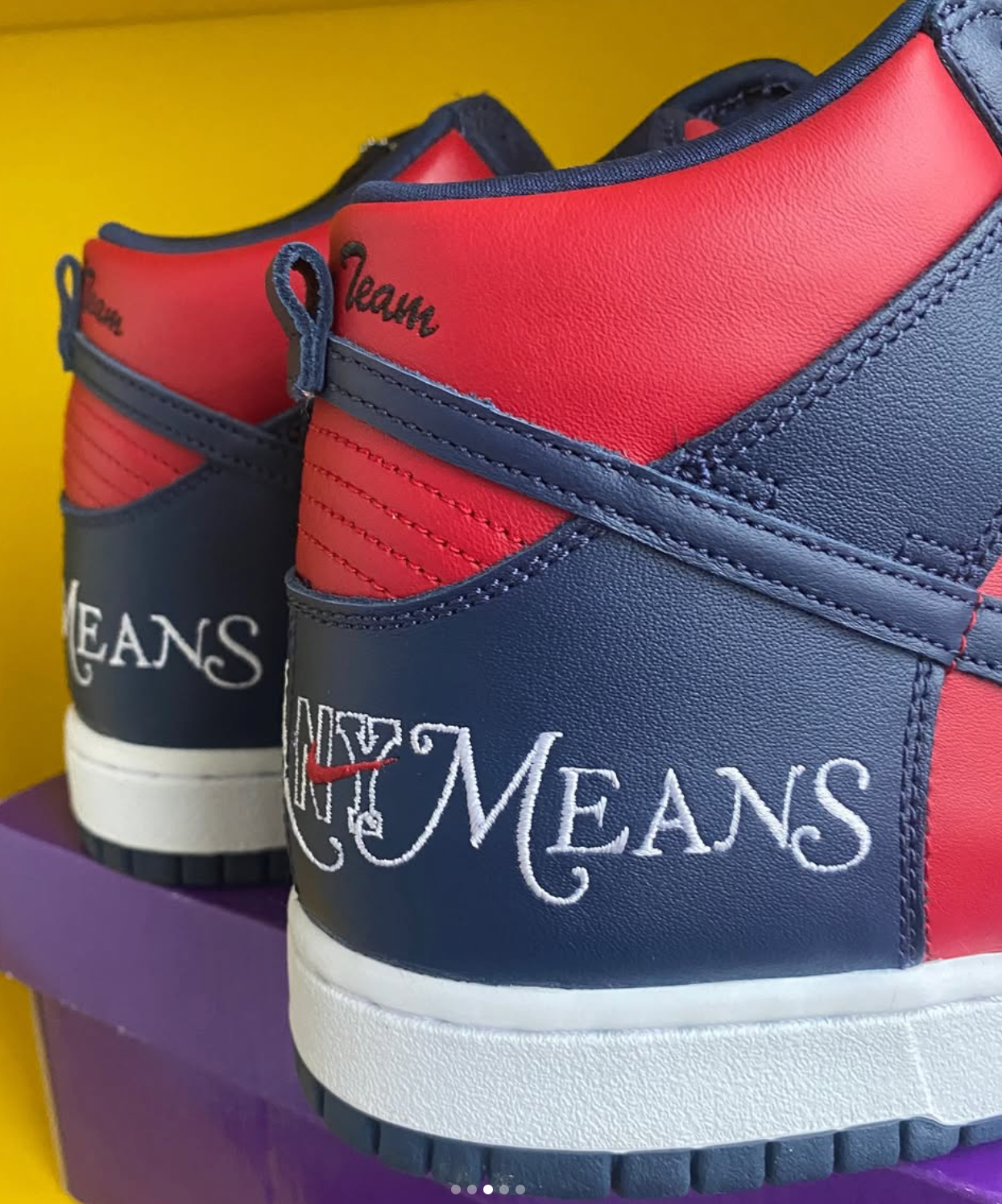 Supreme X Nike SB dunk high By Any Means