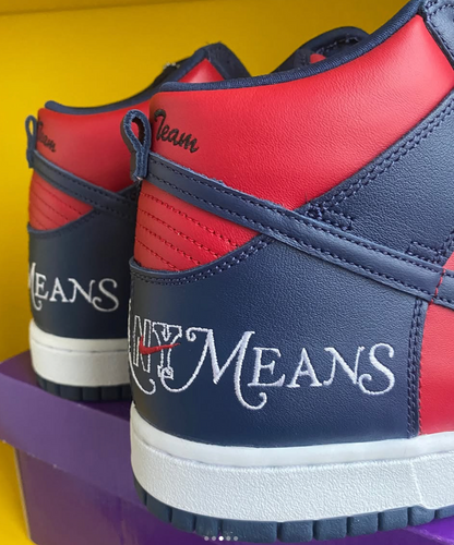 Supreme X Nike SB dunk high By Any Means