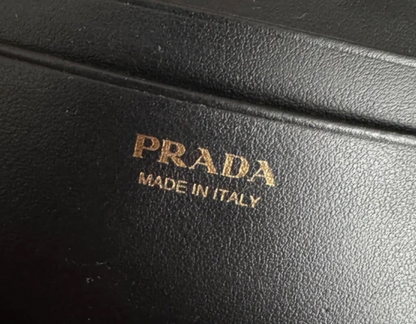 Prada Black Saffiano card holder